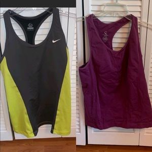 LOT of TWO workout tanks.